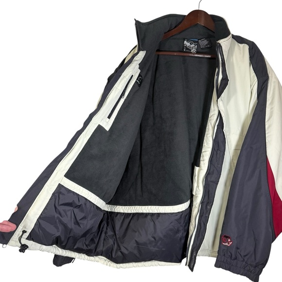 Mens NWT OP XXL Cream Off White Snowboard Jacket - Picture 2 of 8